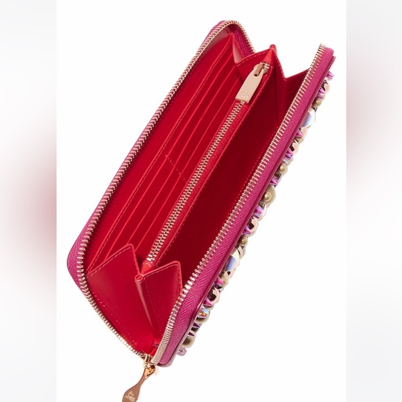 Christian Louboutin Panettone embellished patent leather continental wallet - Picture 6 of 14